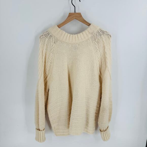 Universal Thread Cream Crew Neck Sweater - Picture 2 of 7